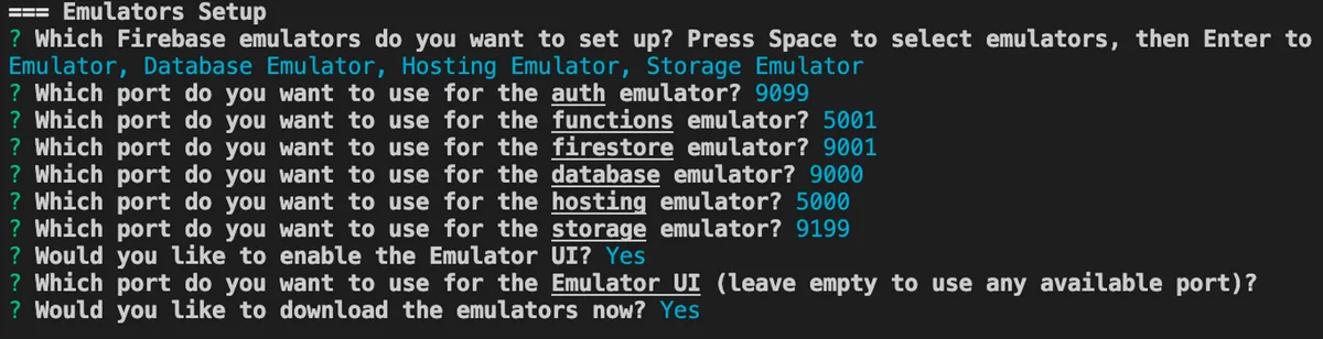 ポート番号・UI有効化の設定